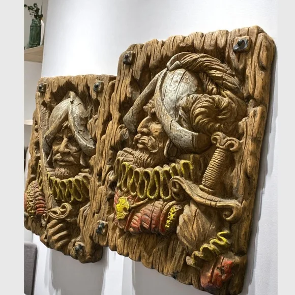 Vintage Knight Wall Plaques
